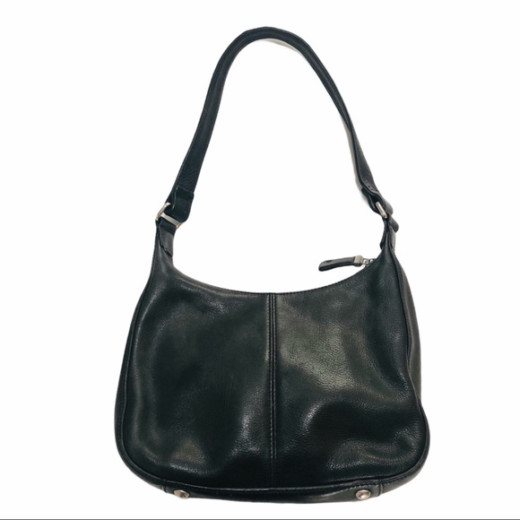 Fossil Handbag Vintage Leather Pebble Grain Black - Picture 2 of 7